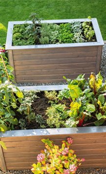 Gartenprojekt Hochbeet