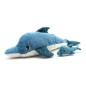 Delfin Kuscheltier mit süßem Delfinbaby - Plüschfamilie nur 34,95 €