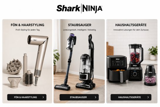 Aus Shark und NinjaKitchen wird SharkNinja 