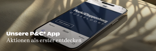 Peek & Cloppenburg bietet mit der eigenen kostenlosen P&C App zusätzliche Spar- sowie Komfortvorteile für...