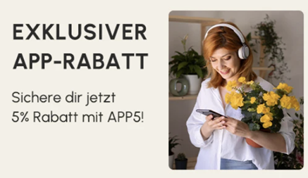 Wenn du bei Aosom sparen willst, lohnt sich unter Anderem der Download im App Store...